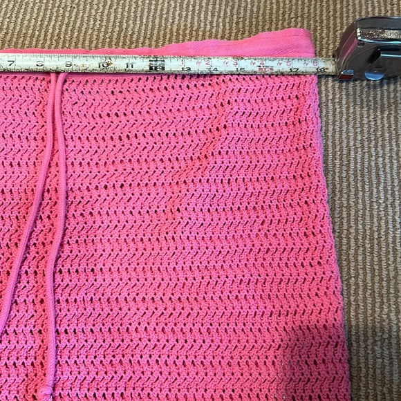 NWOT FP BEACH Brandi pink crochet mini skirt size small/medium - Picture 5 of 8